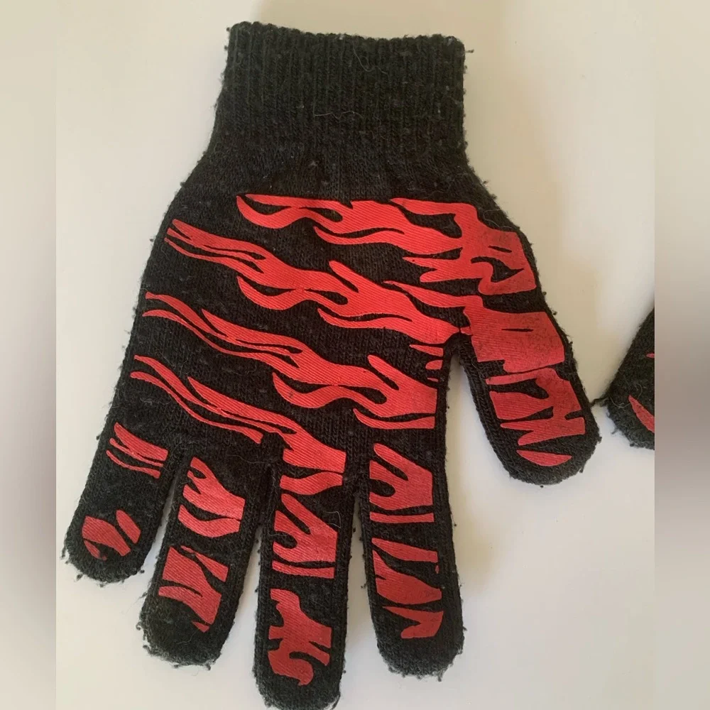 Disney Pixar Cars Knit Youth Gloves Black Red Yellow Boys